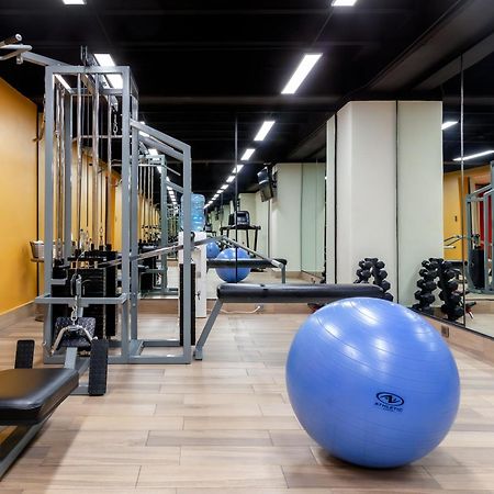 Hotel La Joya Pachuca Exterior foto The gym at the hotel